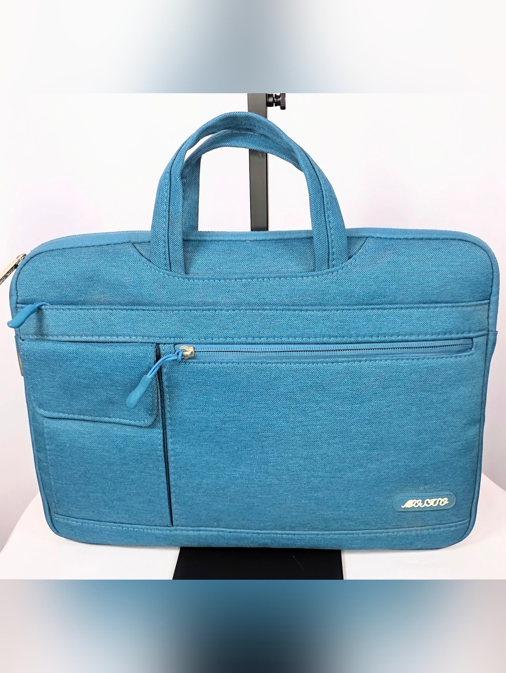 Mosiso Teal Laptop Bag Briefcase 13–15” Sleeve Travel Work EUC
